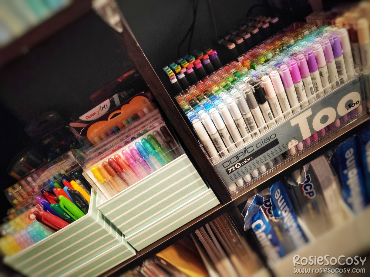 Copics, pens, pennen, Sakura, Gelly roll, Frixion