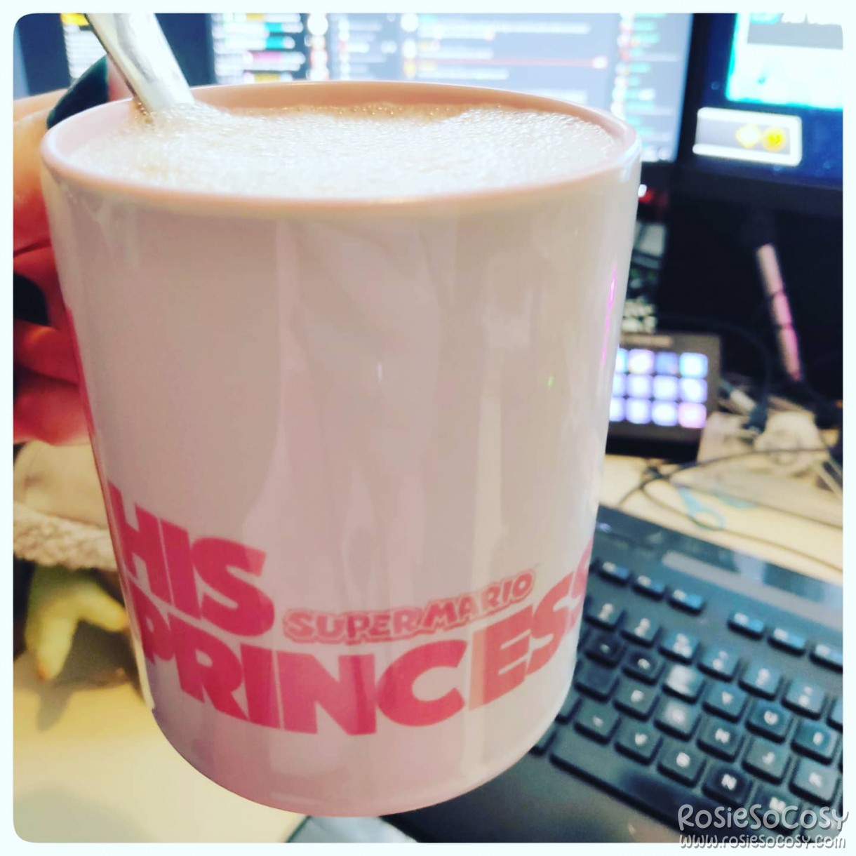 His Princess - Princess Peach mug mok
