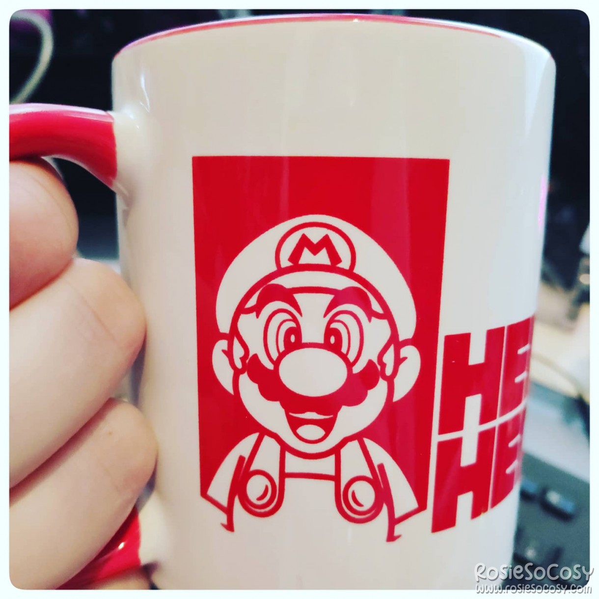 Her Hero - Mario mug mok