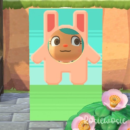 Animal Crossing New Horizons ACNH Freezer Bunny Cutout