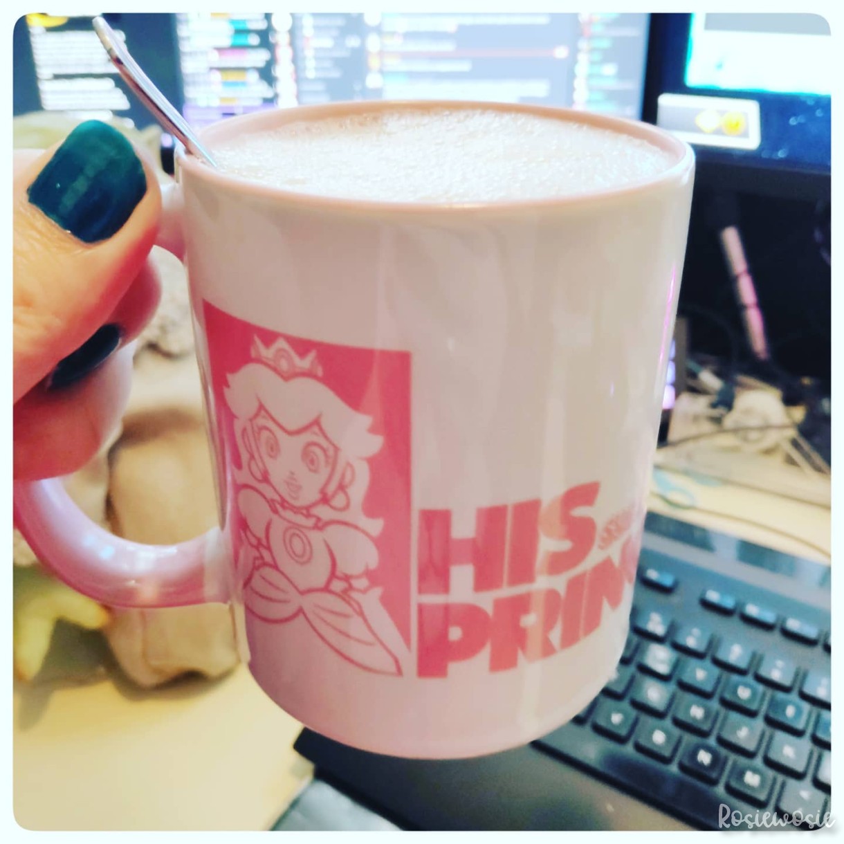 His Princess - Princess Peach mug mok
